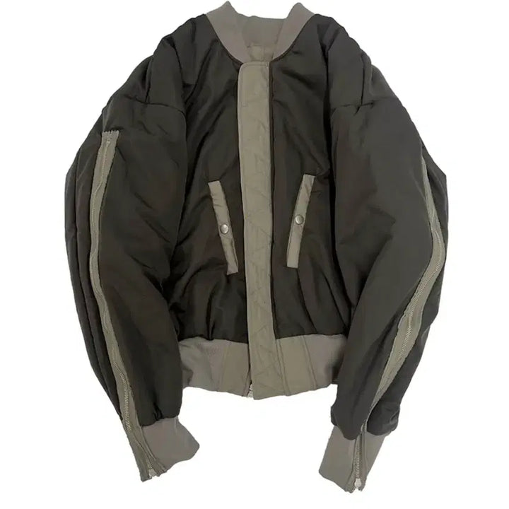 [BUNJANG] Grails Reversible MA-1 Bomber Jacket / 그레일즈 양면 리버시블 ma-1 항공 점퍼 코튼 워시드 지퍼 봄버 블루종