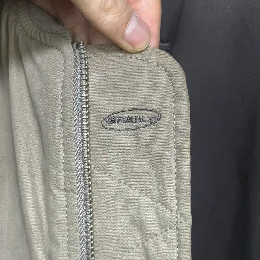 [BUNJANG] Grails Reversible MA-1 Bomber Jacket / 그레일즈 양면 리버시블 ma-1 항공 점퍼 코튼 워시드 지퍼 봄버 블루종
