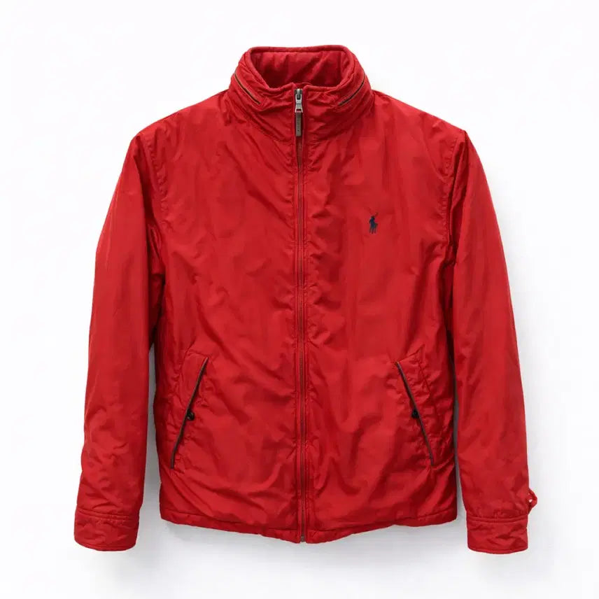 [BUNJANG] Polo Ralph Lauren Red Polyester Jumper / 폴로 랄프로렌 남성 레드 점퍼 S