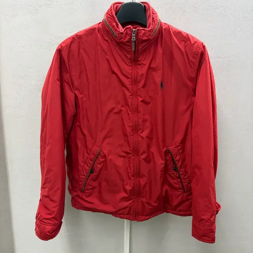 [BUNJANG] Polo Ralph Lauren Red Polyester Jumper / 폴로 랄프로렌 남성 레드 점퍼 S