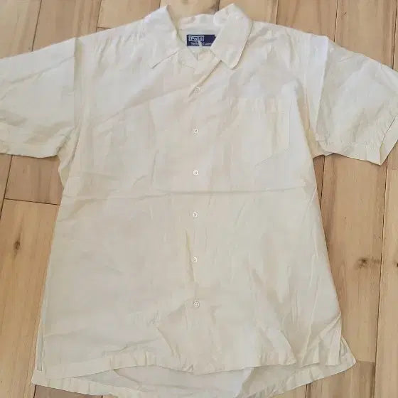 [BUNJANG] Polo Ralph Lauren Ivory Short Sleeve Shirt / 폴로 랄프로렌 반팔 셔츠 아이보리