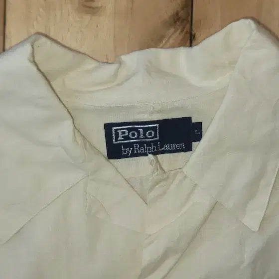 [BUNJANG] Polo Ralph Lauren Ivory Short Sleeve Shirt / 폴로 랄프로렌 반팔 셔츠 아이보리