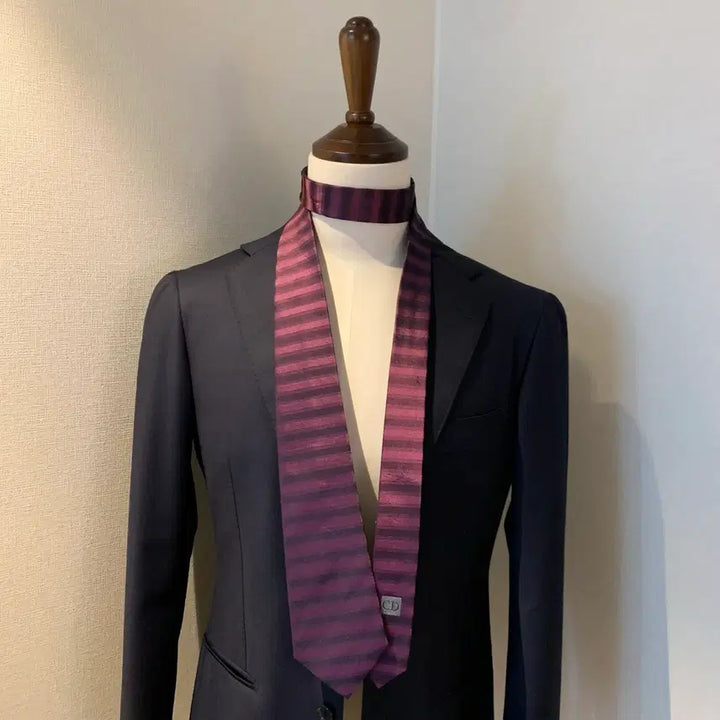 [BUNJANG] Dior Homme Striped Silk Necktie / 디올 옴므 신형 명품넥타이 스트라이프 100실크 8.5cm