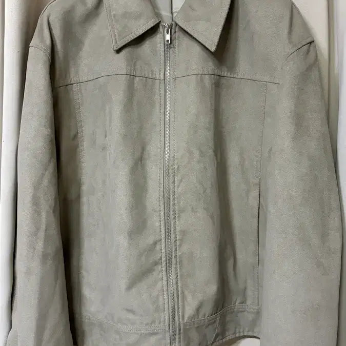 [BUNJANG] 8Seconds Suede Jacket Beige XL / 에잇세컨즈 스웨이드 자켓 베이지 XL