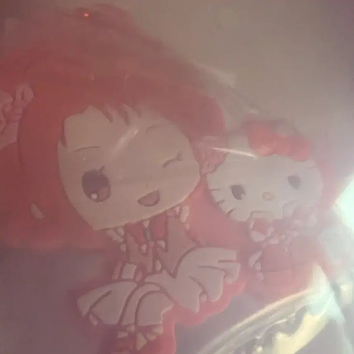 [BUNJANG] Yes! Precure 5 Cure Rouge Hello Kitty Rubber Mascot / yes프리큐어5 산리오 러버마스코트 가챠 큐어루즈 헬로키티