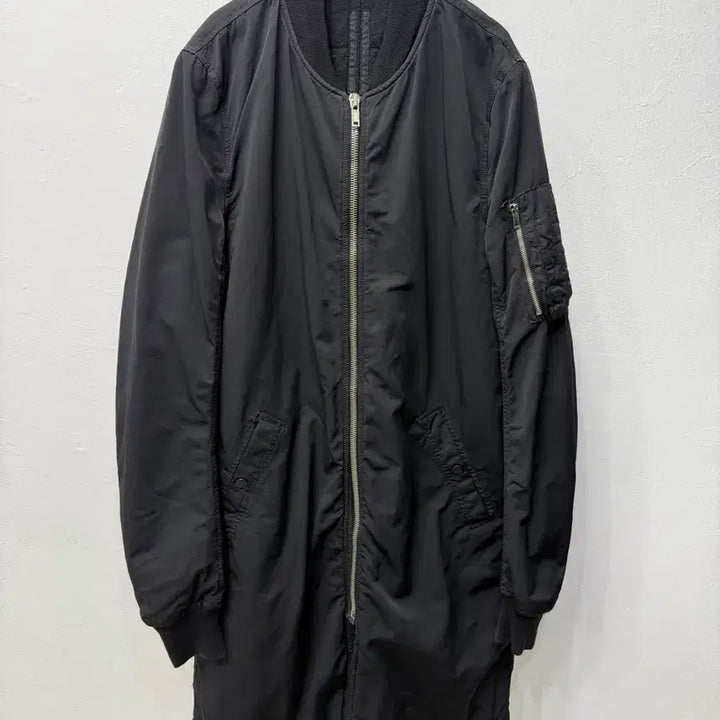 [BUNJANG] Rick Owens MA-1 Plate Bomber Jacket / 매장판정품) 릭오웬스 남성 MA-1 플레이트 봄버자켓 M