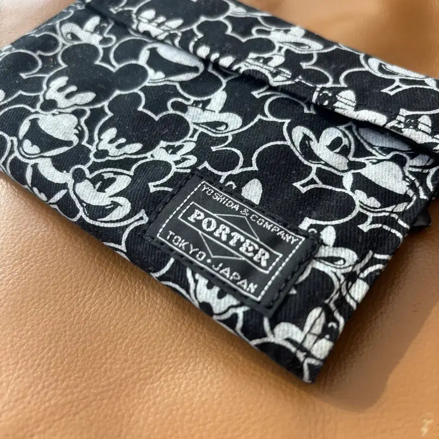 [SOLD OUT] PORTER 포터 디즈니 폴딩 월렛 지갑 블랙