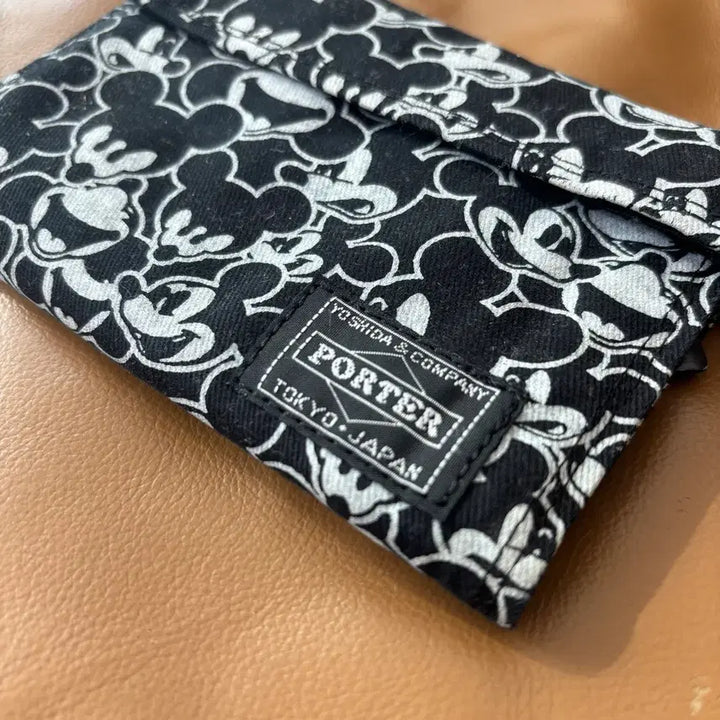 [SOLD OUT] PORTER 포터 디즈니 폴딩 월렛 지갑 블랙