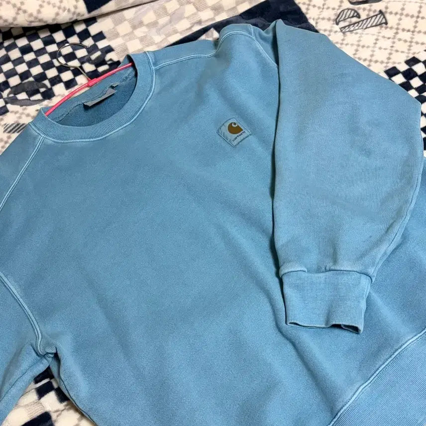 [BUNJANG] Carhartt Washed MTM Blue / 칼하트 워싱 맨투맨 블루