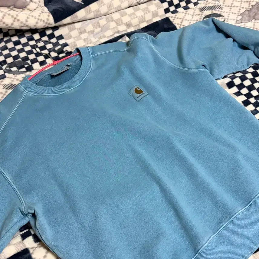 [BUNJANG] Carhartt Washed MTM Blue / 칼하트 워싱 맨투맨 블루
