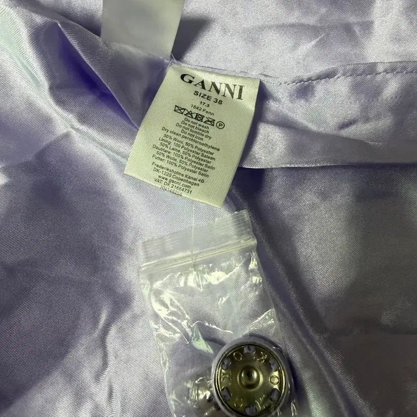 [BUNJANG] GANNI Lavender Coat / 가니 GANNI 라벤더 코트