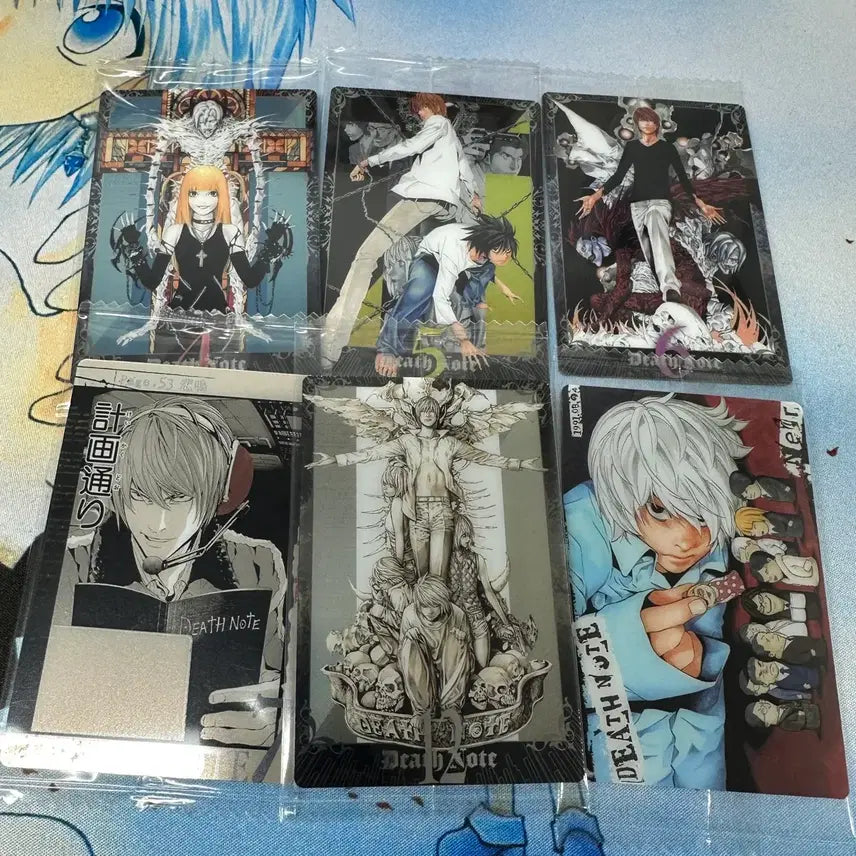 [BUNJANG] Death Note Misa Light L Near Ryuk Wafer Card Bundle / 데스노트 웨하스 카드 미사 라이토 엘 니아 류크