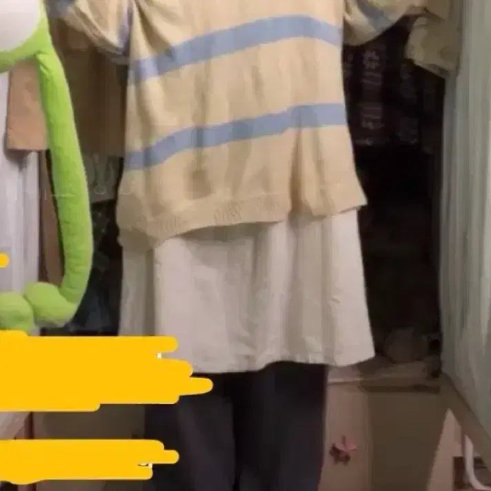 [BUNJANG] Kamomesan Vintage Layered Pintuck Dress / 카모메산장 빈티지 조연 코디 세트 레이어드 핀턱 원피스 단품