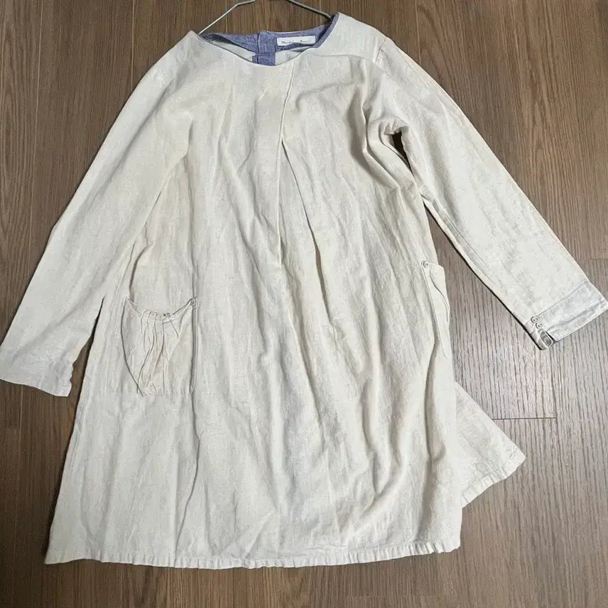 [BUNJANG] Kamomesan Vintage Layered Pintuck Dress / 카모메산장 빈티지 조연 코디 세트 레이어드 핀턱 원피스 단품