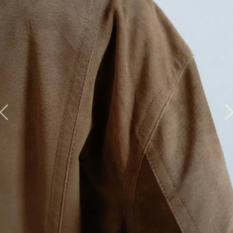 [BUNJANG] Monoha Suede High Neck Jumper Camel / (새상품) 모노하 스웨이드 하이넥 점퍼 카멜