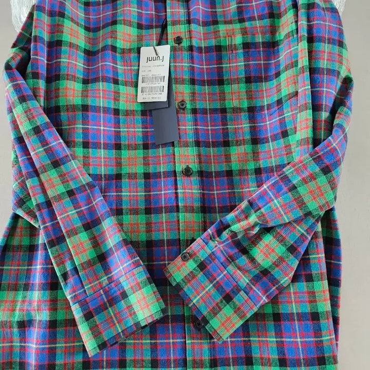 [BUNJANG] Juun.J Check Shirt / 준지 체크셔츠 (초호기 체크셔츠) 46 사이즈