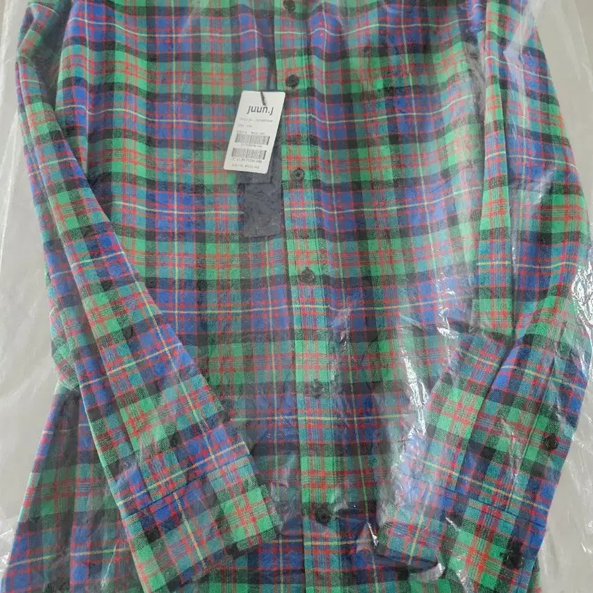 [BUNJANG] Juun.J Check Shirt / 준지 체크셔츠 (초호기 체크셔츠) 46 사이즈