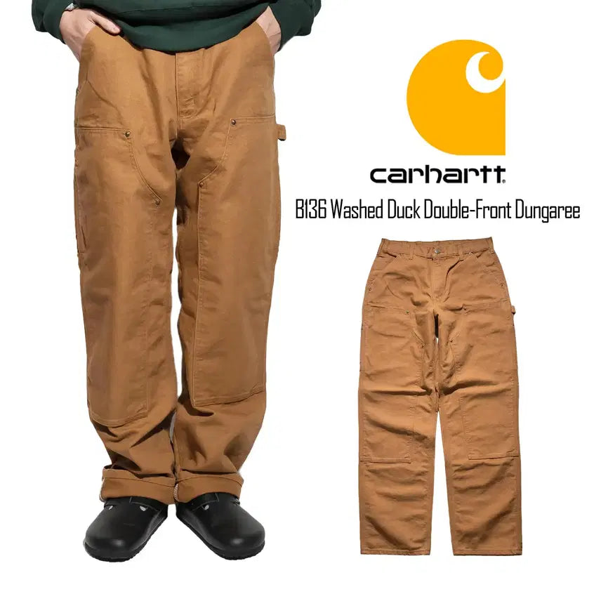 [BUNJANG] Carhartt B136 Double Knee Work Pants / 칼하트 더블니 B136 브라운 40x34 세컨팩토리 새상품 판매