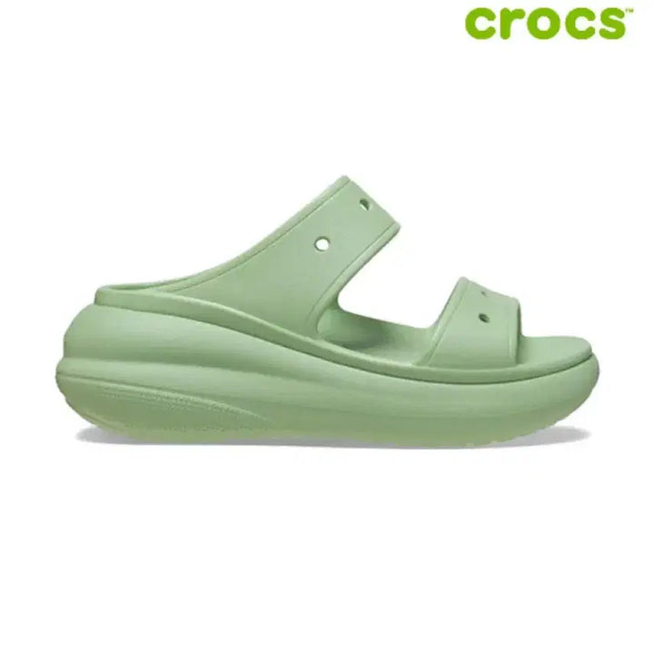 [BUNJANG] Crocs Fusion Platform Mint Sandals / 새상품.크록스 이지온 플랫폼 키높이 민트 슬리퍼 220 225가능
