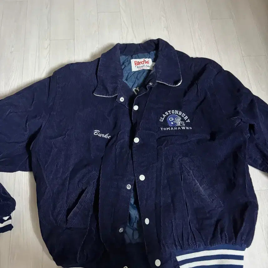 [BUNJANG] Birdie Corduroy Baseball Blouson Jacket / Birdie 코듀로이 블루종 야구점퍼