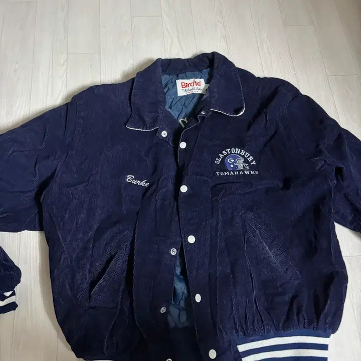 [BUNJANG] Birdie Corduroy Baseball Blouson Jacket / Birdie 코듀로이 블루종 야구점퍼