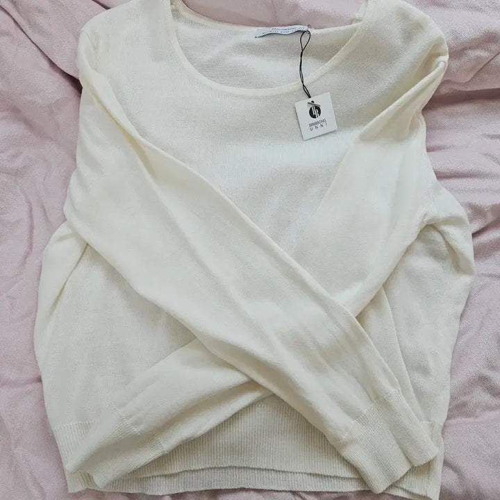 [BUNJANG] Ivory Knit Sweater / 아이보리 니트(택부착 새상품)