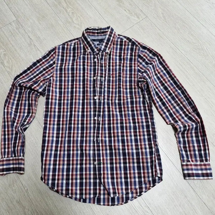 [BUNJANG] Tommy Hilfiger Checkered Long Sleeve Shirt / 타미힐피거 긴팔남방