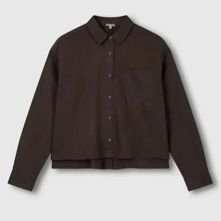 [BUNJANG] JAJU Brown Cotton Shirt / JAJU 브라운 면 셔츠(새상품)