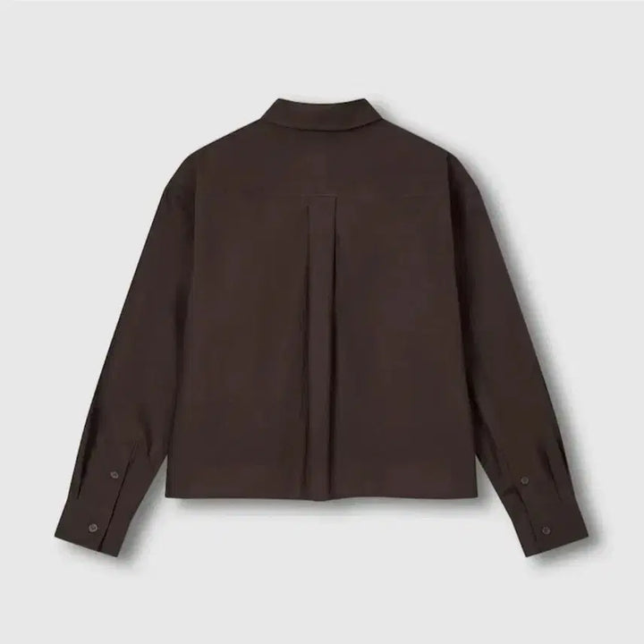 [BUNJANG] JAJU Brown Cotton Shirt / JAJU 브라운 면 셔츠(새상품)
