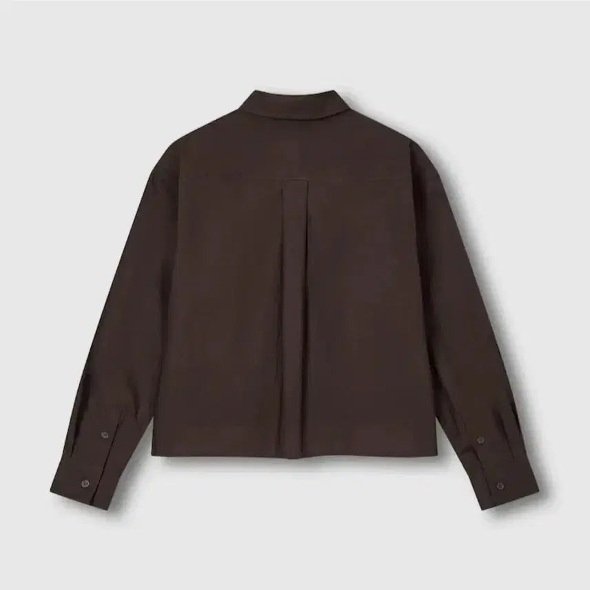 [BUNJANG] JAJU Brown Cotton Shirt / JAJU 브라운 면 셔츠(새상품)