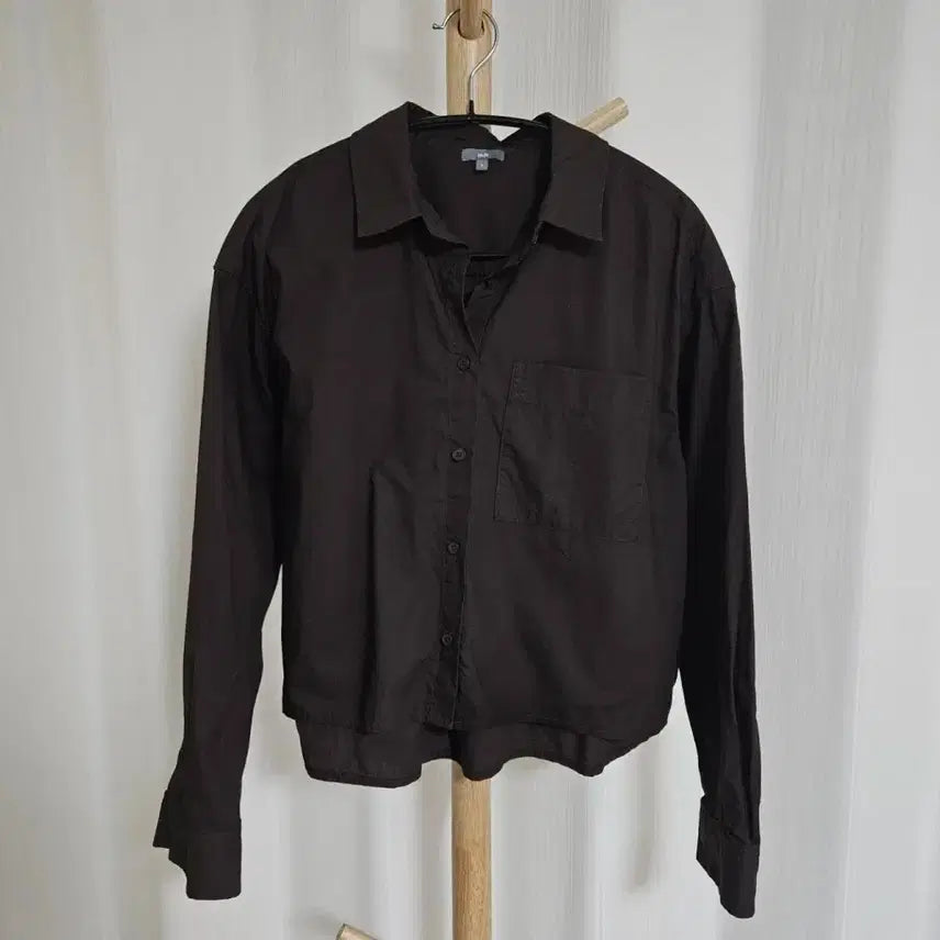 [BUNJANG] JAJU Brown Cotton Shirt / JAJU 브라운 면 셔츠(새상품)