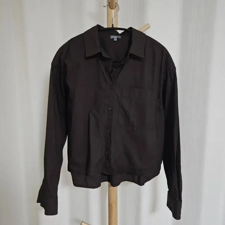 [BUNJANG] JAJU Brown Cotton Shirt / JAJU 브라운 면 셔츠(새상품)