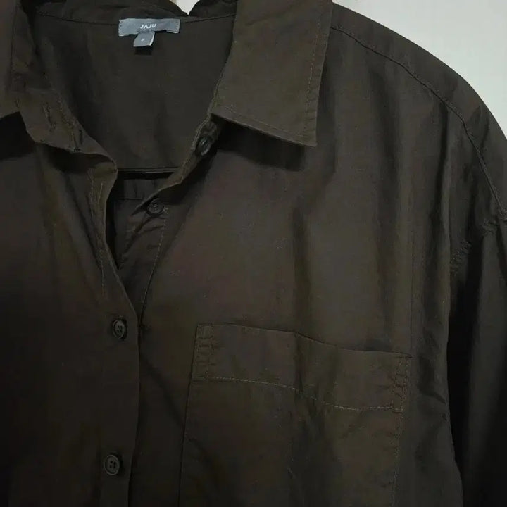 [BUNJANG] JAJU Brown Cotton Shirt / JAJU 브라운 면 셔츠(새상품)