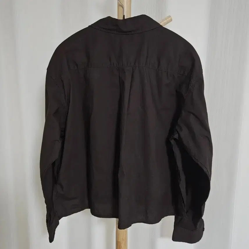 [BUNJANG] JAJU Brown Cotton Shirt / JAJU 브라운 면 셔츠(새상품)
