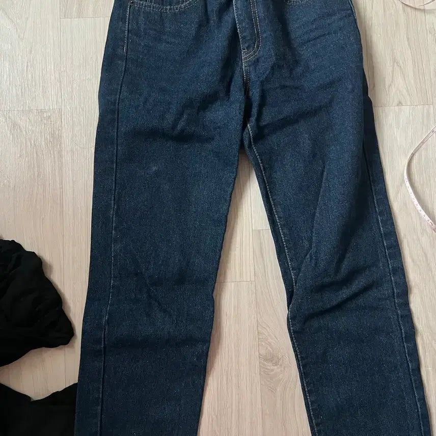 [BUNJANG] Denim Straight Fit Jeans / 데님 진청 스트레이트 핏