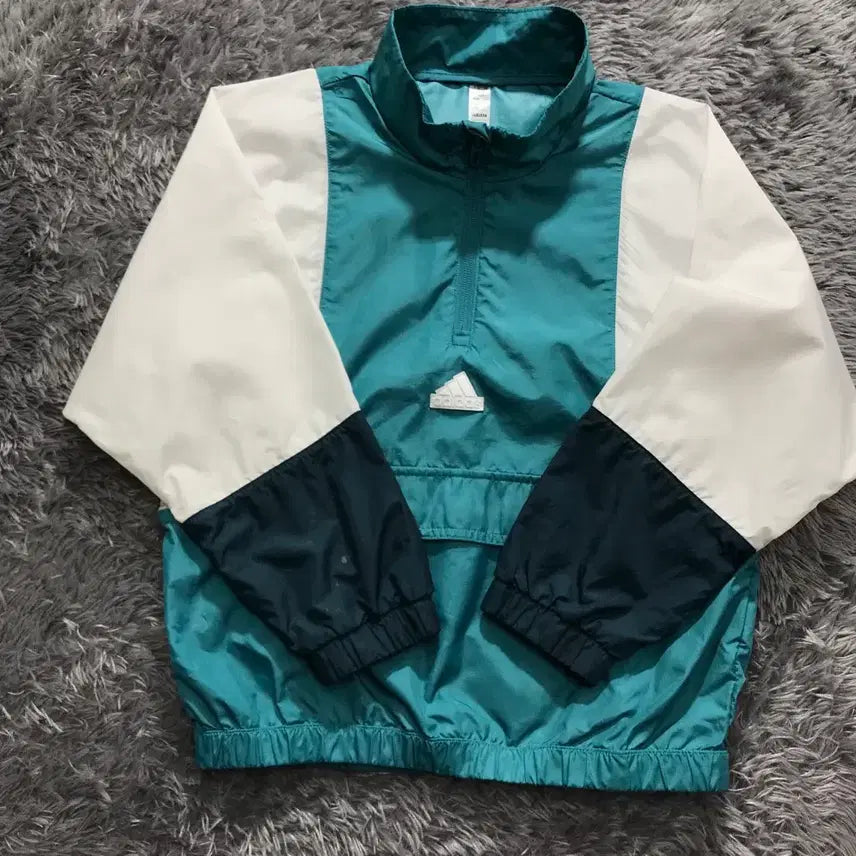 [BUNJANG] Adidas Kids Anorak Windbreaker / [키즈 130] 아디다스 바람막이 아노락/23년k18