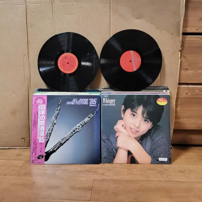 [BUNJANG] Bundle Set 50 LP Records (Mixed Condition, Unknown Content) / LP 음반 50장 일괄판매 (15 LP 턴테이블 오디오 앰프 스피커