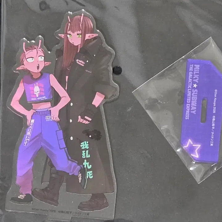 [BUNJANG] Milky Subway Akane &amp; Kanata Animate POB Acrylic Stand / 은하특급 밀키서브웨이 아카네 카나타 애니메이트 특전 아크릴 스탠드