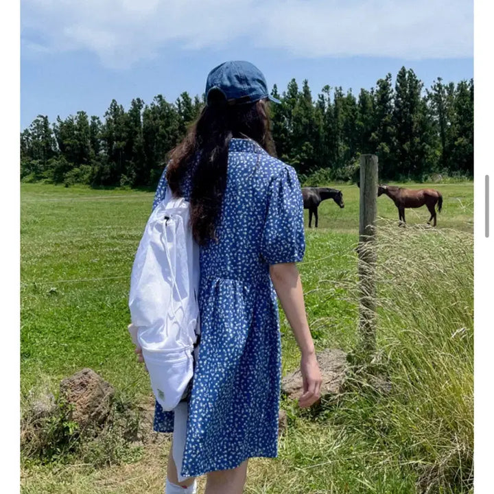 [BUNJANG] Springcomma Floral Dress / 스프링콤마 플라워 원피스