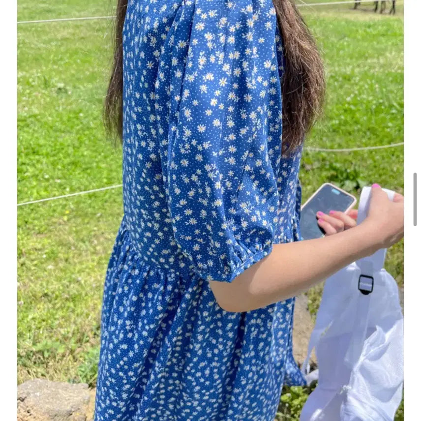 [BUNJANG] Springcomma Floral Dress / 스프링콤마 플라워 원피스