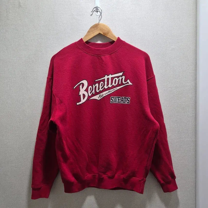 [BUNJANG] Benetton 90s Logo Sweatshirt / (M) 90s 베네통 로고 스웻셔츠 맨투맨