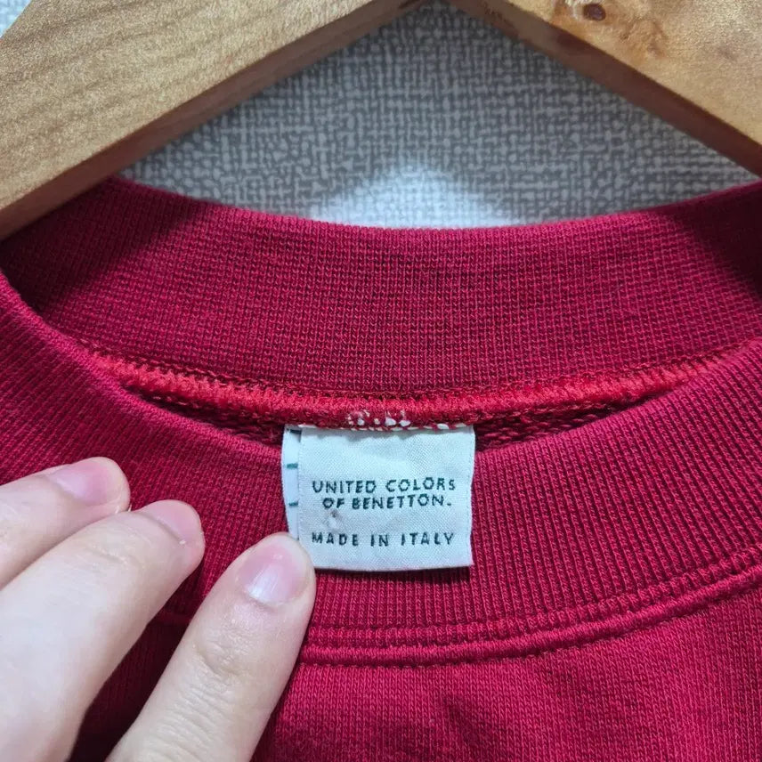 [BUNJANG] Benetton 90s Logo Sweatshirt / (M) 90s 베네통 로고 스웻셔츠 맨투맨