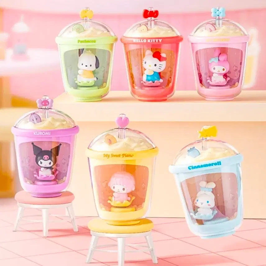 [BUNJANG] Sanrio My Melody Swing Smoothie Milk Tea Figure / 산리오 흔들리는 스윙 스무디 밀크티 피규어 마이멜로디