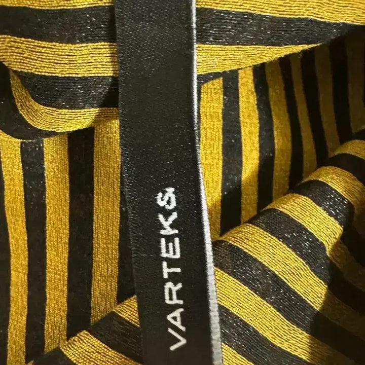 [BUNJANG] Black Striped Shirt Dress / 스트라이프 셔츠형 원피스