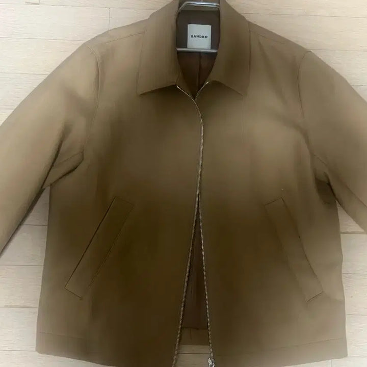 [BUNJANG] Sandro 25SS Zip-Up Jacket Camel / 산드로 25ss 집업자켓 카멜