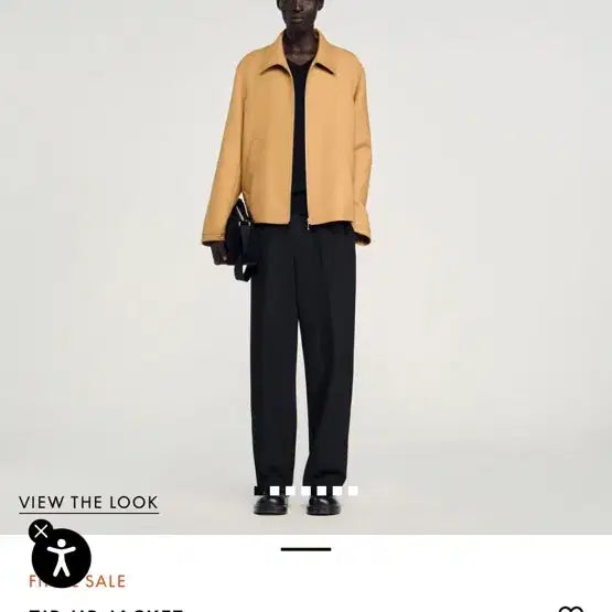 [BUNJANG] Sandro 25SS Zip-Up Jacket Camel / 산드로 25ss 집업자켓 카멜