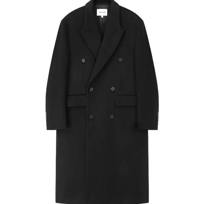 [BUNJANG] Art if acts Leather Double Coat XL / Art if acts 가죽 카라 더블 코트 XL