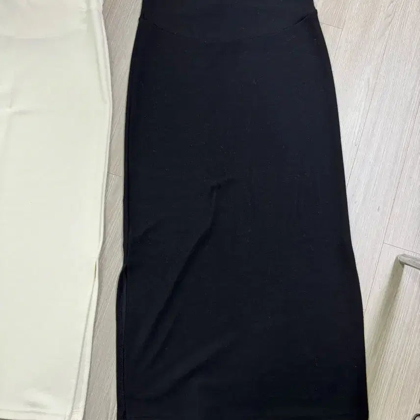 [BUNJANG] Soim Maternity Long Skirt / 소임 임산부 스커트 임산부치마 임부보(블랙,아이보리)