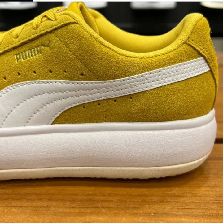 [BUNJANG] Puma Suede Platform Yellow Sneakers / 새상품 푸마 스웨이드 플랫폼 옐로우 스니커즈 225사이즈 230가능