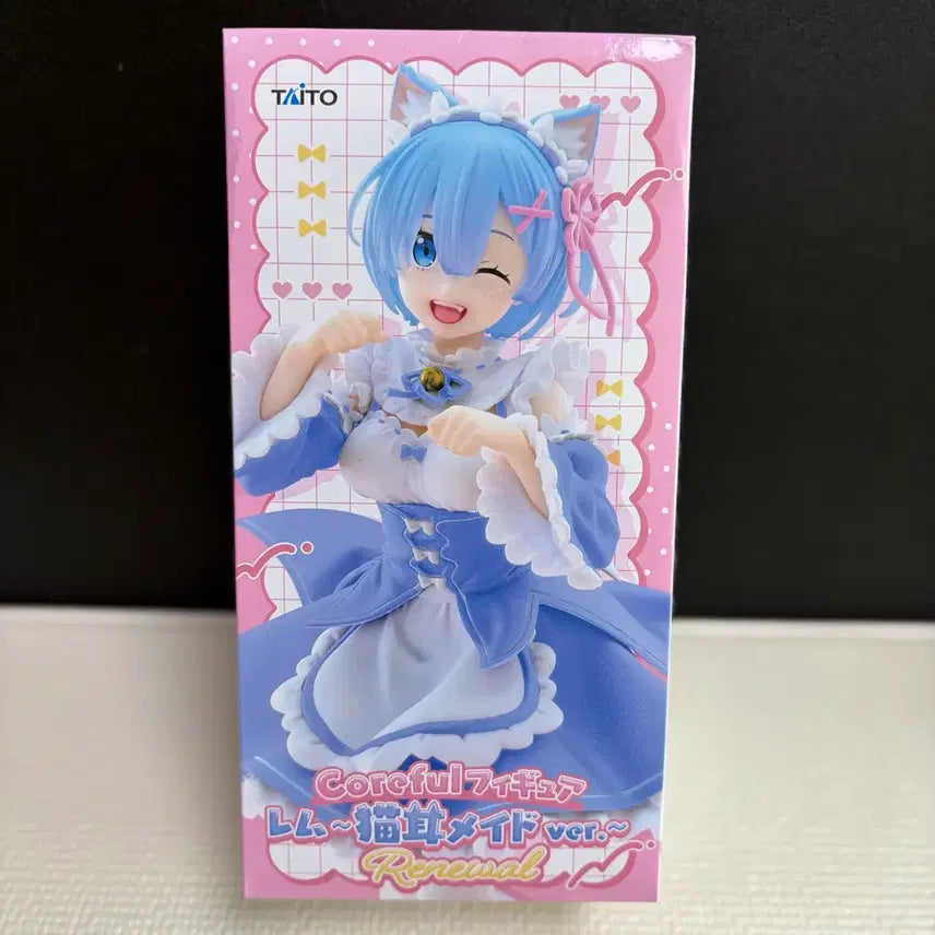 [BUNJANG] Taito Re:Zero Coreful Rem Nekomimi Maid Figure / 미개봉 타이토 리제로 Coreful 피규어 렘 네코미미 메이드